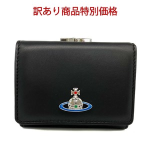 訳あり商品 新品未使用品 ヴィヴィアンウエストウッド 三つ折り財布 レディース  51010018 L001L N403