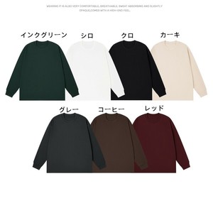 P20457   Tシャツ 無地 トップス メンズ ファッション  2025夏新作 カジュアル 長袖