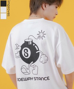 【SIDEWAYSTANCE】Sボム半袖Tシャツ