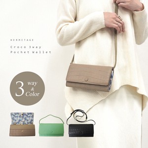 Long Wallet Purse Pochette 3-way