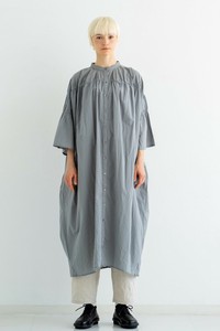 Casual Dress Gathered Dress Cotton