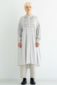 Casual Dress Pintucked Dress Cotton