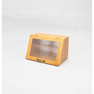天然木桐材の軽量木製Showcase  W40H25cm ライトブラウン CFB-402525LB
