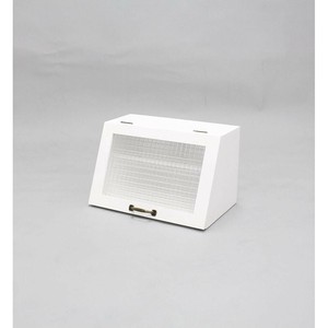 天然木桐材の軽量木製Showcase  W40H25cm ホワイト CFB-402525W