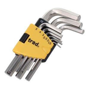 TRAD 9PCステン六角棒レンチセット TSH-9S 820366