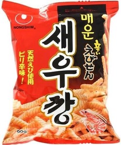 農心 辛いえびせん 90g  韓国スナック 天然えび使用ピリ辛味！