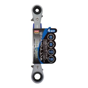 TRAD　4WAY板ラチェットレンチ　6×8/10×12　T4I-0612　330153