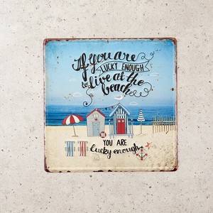 Wall Plate Antique beach