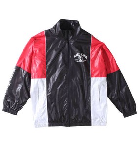 KARL KANI ビッグサイズ メンズ マイクロタフタ裏地付ジャケット レッド  3L 4L 5L 6L