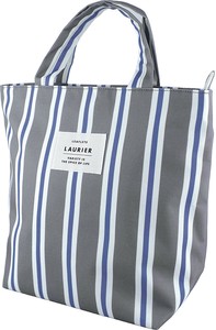 Lunch Bag Gray Stripe
