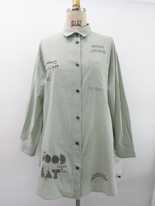 Button Shirt/Blouse Printed