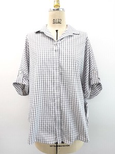 Button Shirt/Blouse Gingham Check Check