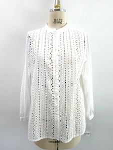 Button Shirt/Blouse Collarless