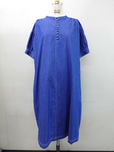 Casual Dress Indigo Multi-button