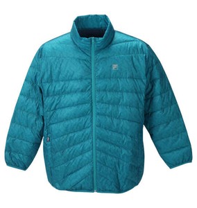 FILA GOLF ビッグサイズ メンズ ハイブリットダウンブルゾン ターコイズ  5L
