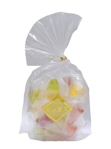 【三裕製菓】旬の果物ゼリー　巾着袋　160g