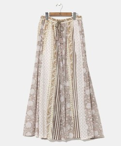 Skirt Long Skirt Block Print