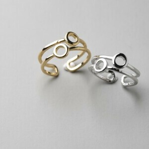 Silver-Based Plain Ring Rings