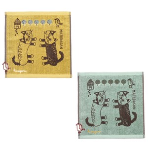 Towel Handkerchief Toweling handkerchief Cat