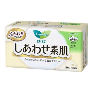【医薬部外品】ロリエ　しあわせ素肌　多い昼用　22．5cm　羽つき 20コ