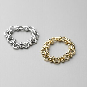Silver-Based Plain Ring