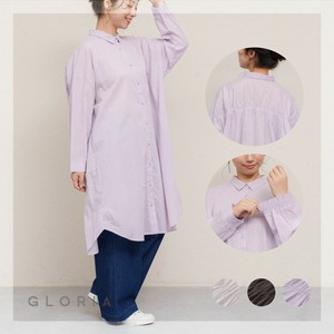 Casual Dress Back Shirt Dress Shirring