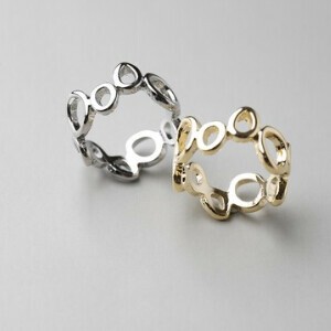 Silver-Based Plain Ring