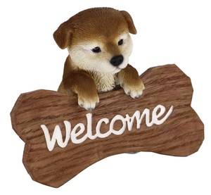 ドッグオーナメント 秋田犬 welcomeサイン 14231