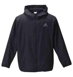 adidas ビッグサイズ メンズ ウーブンフードジャケット ブラック  4XO 6XO 7XO 8XO