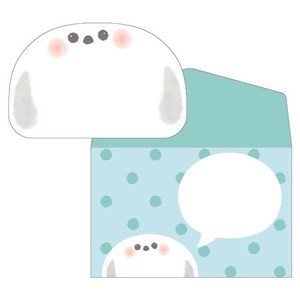 【グリーティングカード】どうぶつメッセージカード＆封筒 シマエナガ