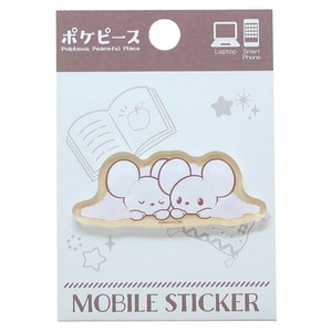 【スマホアクセその他】ポケットモンスター モバイルステッカー ポケピース ワッカネズミ