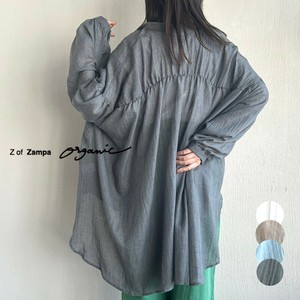 【2025SS新作】ギャザーバックデザインチュニックブラウス