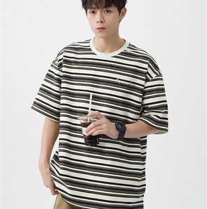 P20490 2025春夏新作 カジュアル 韓国風 半袖 メンズ トップス Tシャツ ポロシャツ