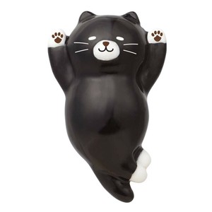 【箸置き】ねこちるNekochill のんびりねこ箸置き くろ