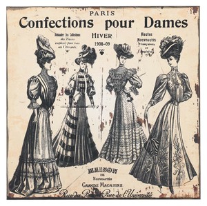 ウッドボード Confections pour Dames 28654