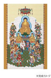 ジグソーパズル　日本画　十六善神図　1000ピース　1000-896