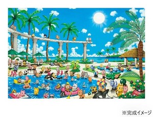 ジグソーパズル　芳岡ひでき　サン!サン!キャッツ　1000ピース　1000-918