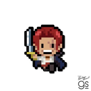 ピクセルワンピースステッカー シャンクス(エッグヘッドver.) キャラクター ONEPIECE 漫画 アニメ OPX116