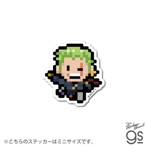 ピクセルワンピースステッカーミニサイズ ゾロ(エッグヘッドver.) キャラクター ONEPIECE グッズ OPX092S