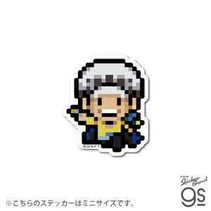 ピクセルワンピースステッカーミニサイズ ロー(討ち入り衣装) キャラクター ONEPIECE グッズ OPX106S