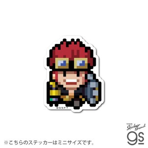ピクセルワンピースステッカーミニサイズ キッド(討ち入り衣装) キャラクター ONEPIECE グッズ OPX107S