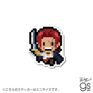 ピクセルワンピースステッカーミニサイズ シャンクス(エッグヘッドver.) キャラクター ONEPIECE OPX116S