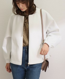 Coat Collarless Blouson Dumbo