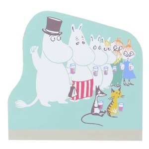 【メモ帳】ムーミン ダイカットメモ グリーン