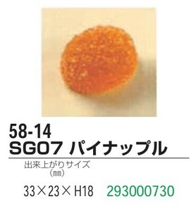 ゼリーフレックス SG07 パイナップル