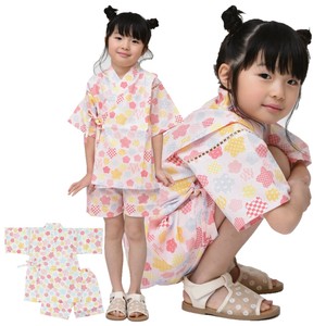 【先行受注】2025新作【花小紋】トドラー甚平スーツ　梯子レース仕様