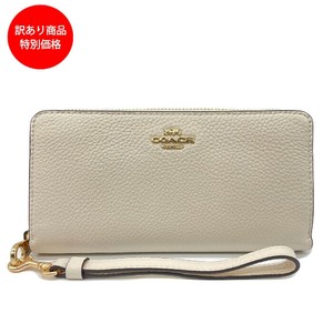 訳あり商品 新品未使用品 コーチ COACH アウトレット 長財布 ホワイト  レディース C4451 IMCHK