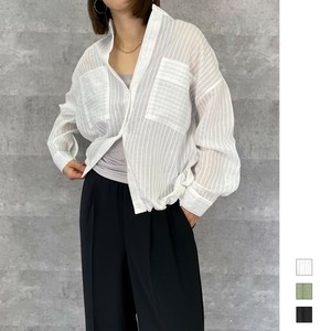 Button Shirt/Blouse Stripe