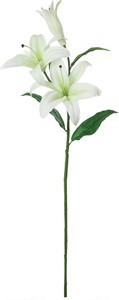 【造花】インペリアルカサブランカスプレー　ブラウン　FA-7451BR