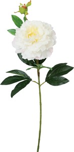 【造花】フリルピオニー　ホワイト　FA-7456W